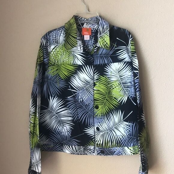 ❤️Heart of Palm Tropical Jacket - Picture 1 of 5